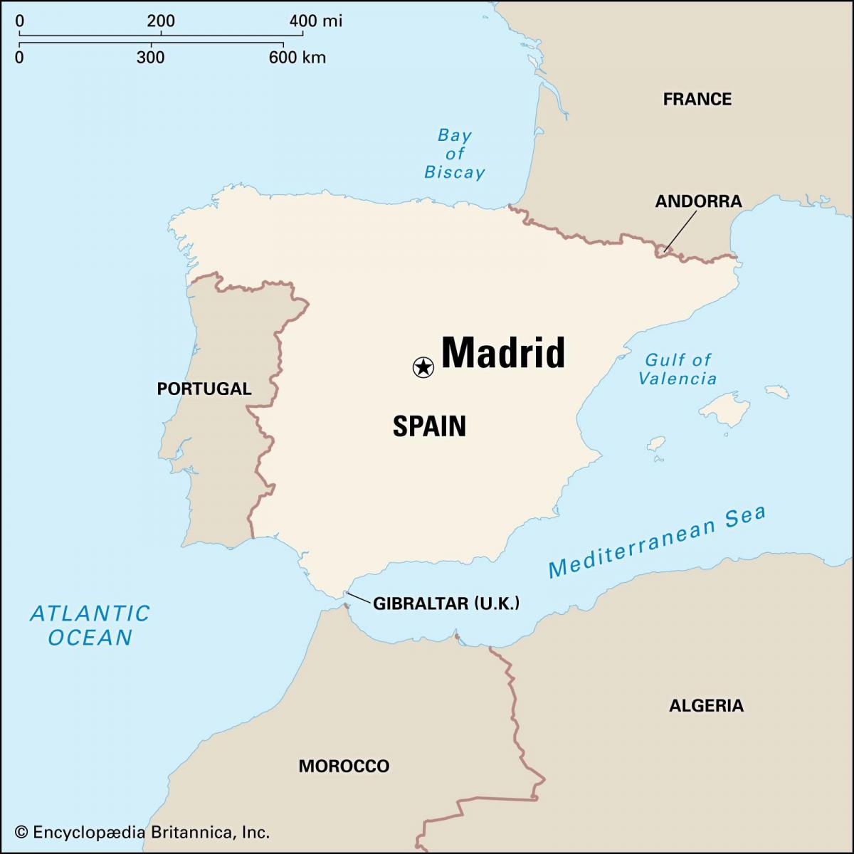 Mapa de la capital de España