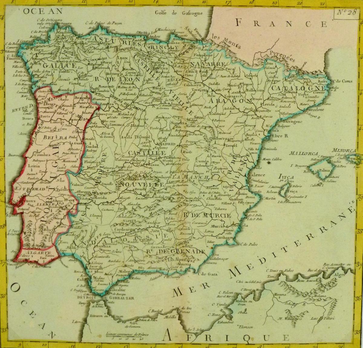 Mapa histórico de España
